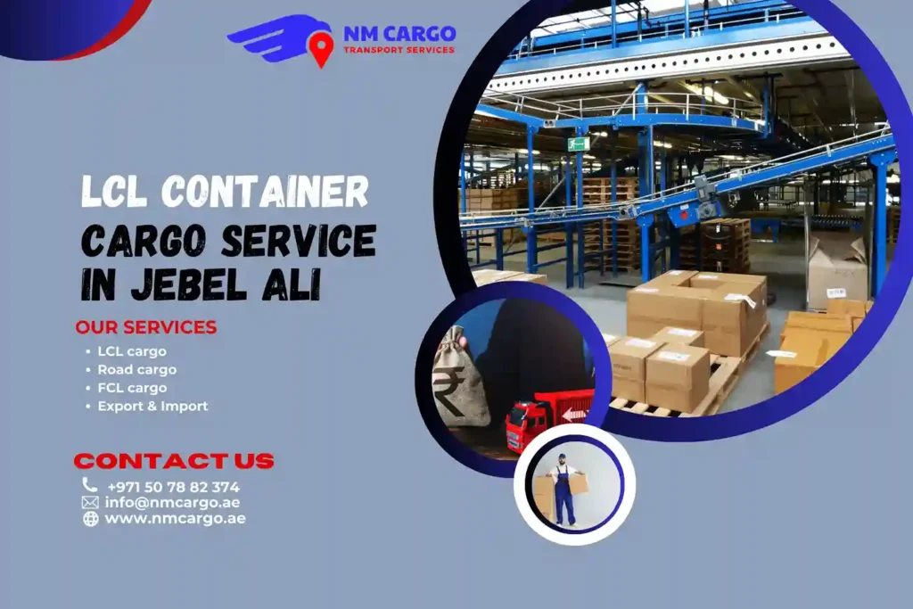 FCL Container Cargo Service in Jebel Ali