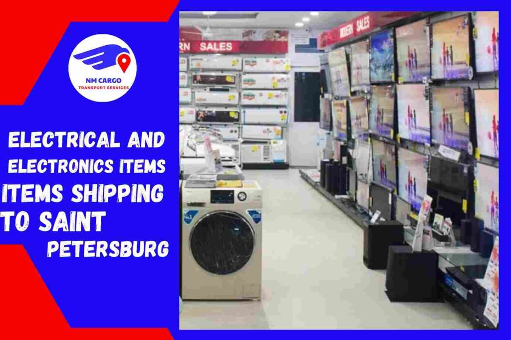 Electrical and Electronics items Shipping to Saint Petersburg