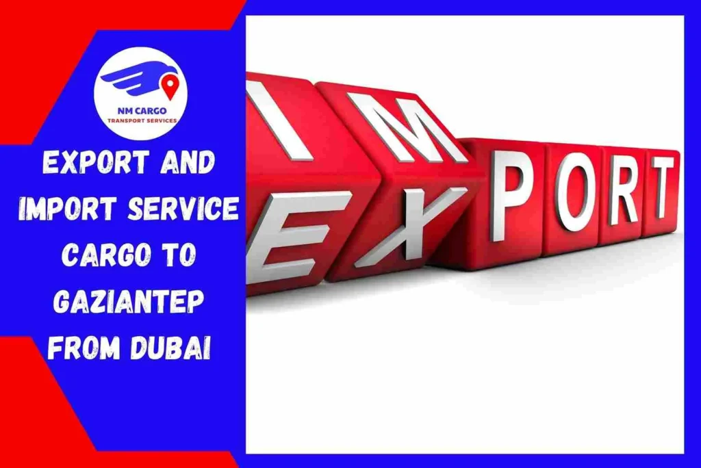 Export and Import Service Cargo To Gaziantep From Dubai