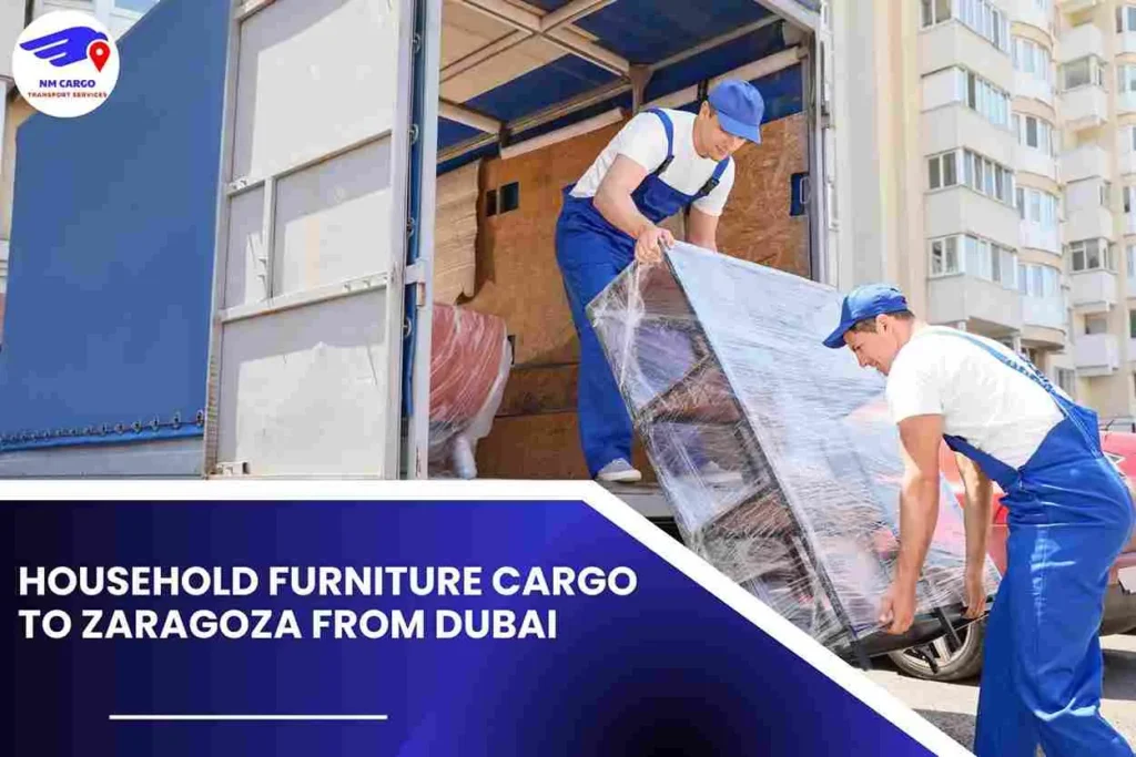 Household Furniture Cargo to Zaragoza From Dubai