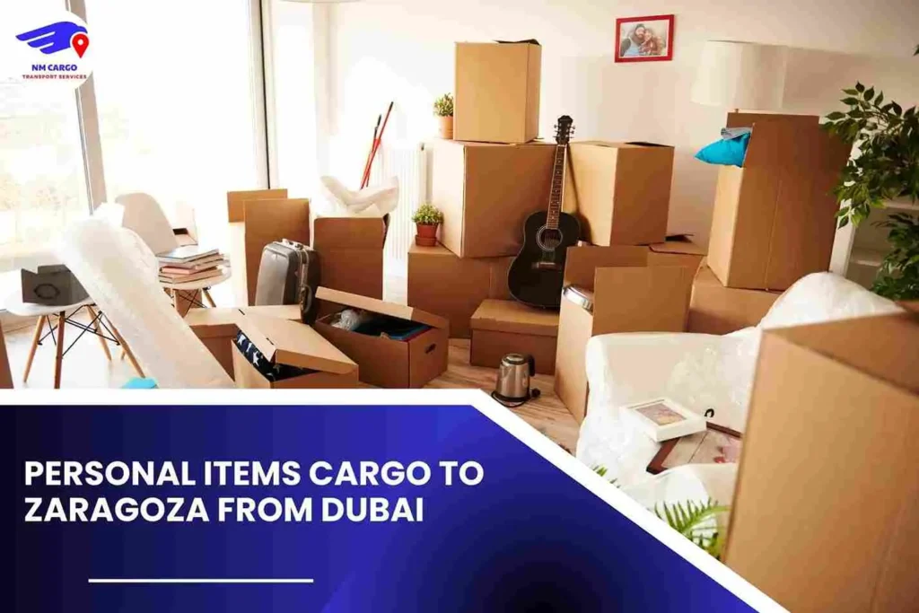 Personal items Cargo to Zaragoza From Dubai