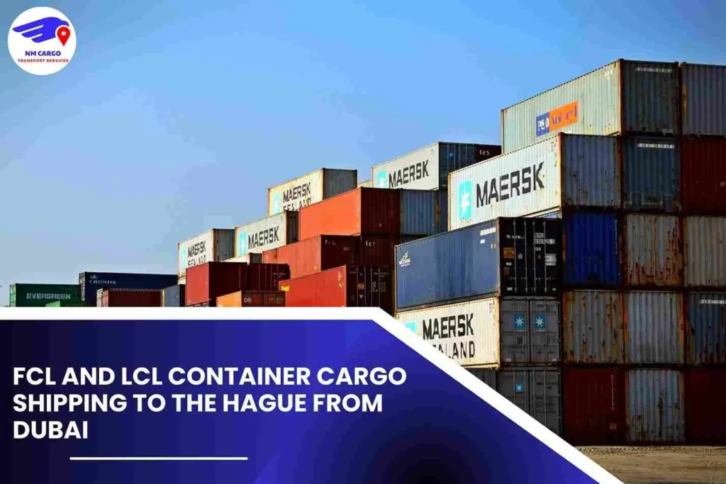 FCL and LCL Container Cargo Shipping To The Hague From Dubai
