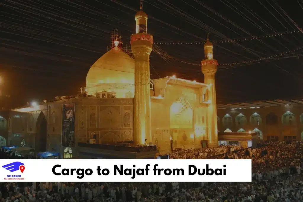 Cargo to Najaf from Dubai