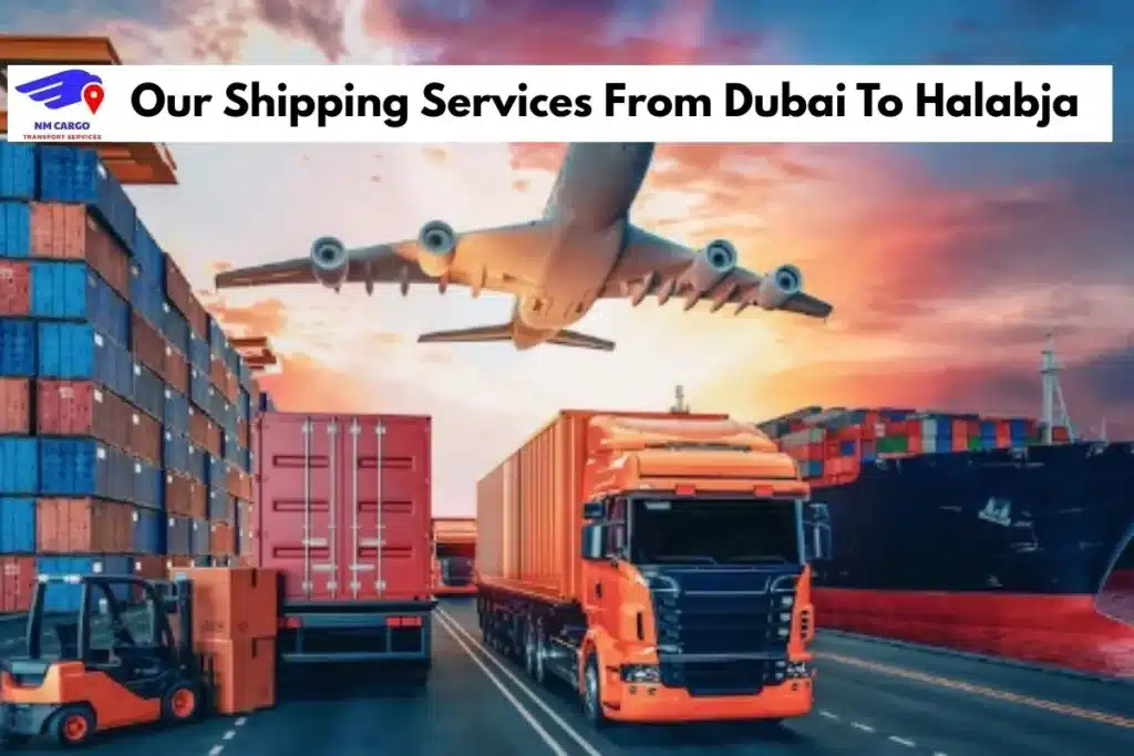 Our Shipping Services From Dubai To Halabja