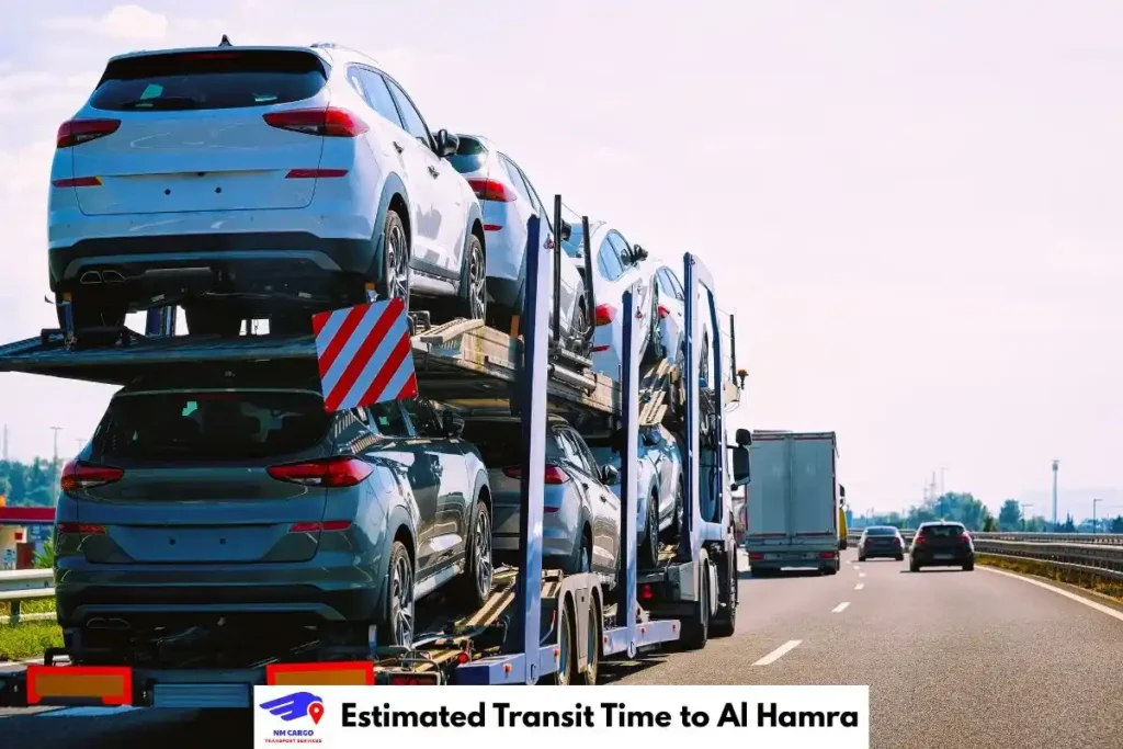 Estimated Transit Time to Al Hamra