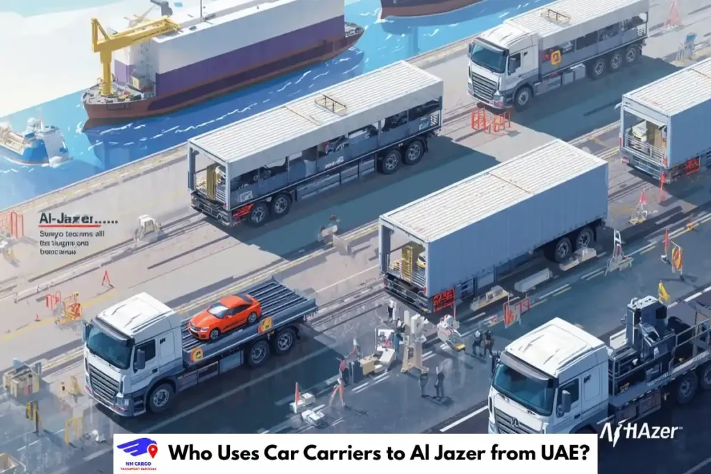Who Uses Car Carriers to Al Jazer from UAE?