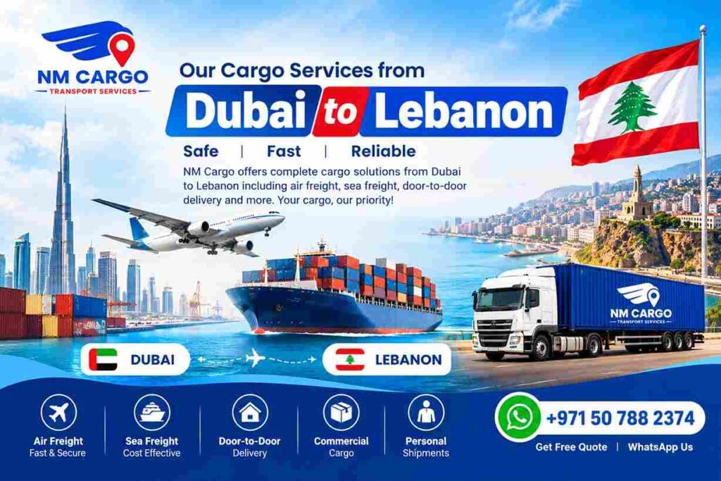 Best -Cargo- to- Lebanon -from Dubai