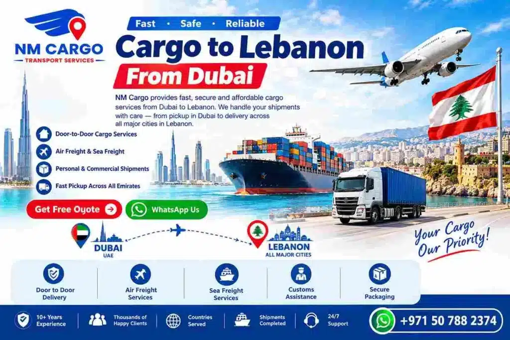 Best -Cargo - to -Lebanon- from Dubai
