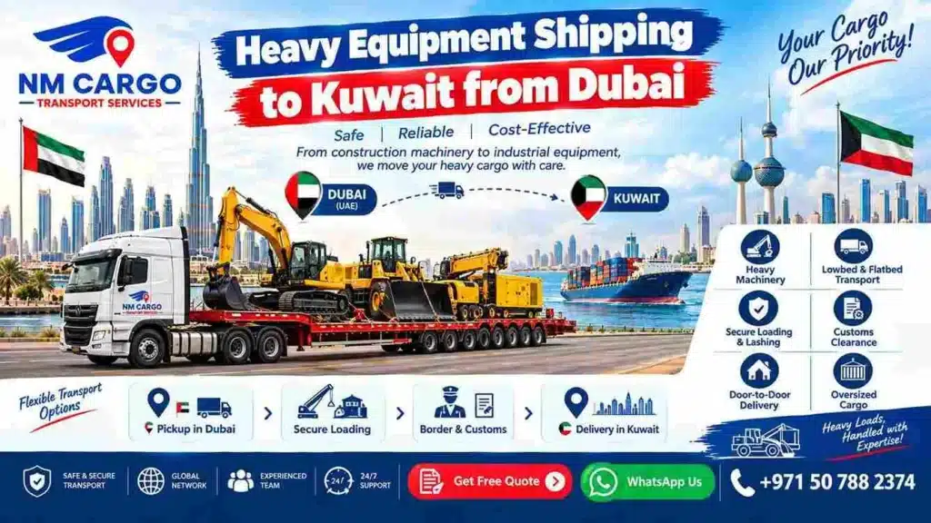 Heavy Equipment Shipping -to- Kuwait -from -Dubai