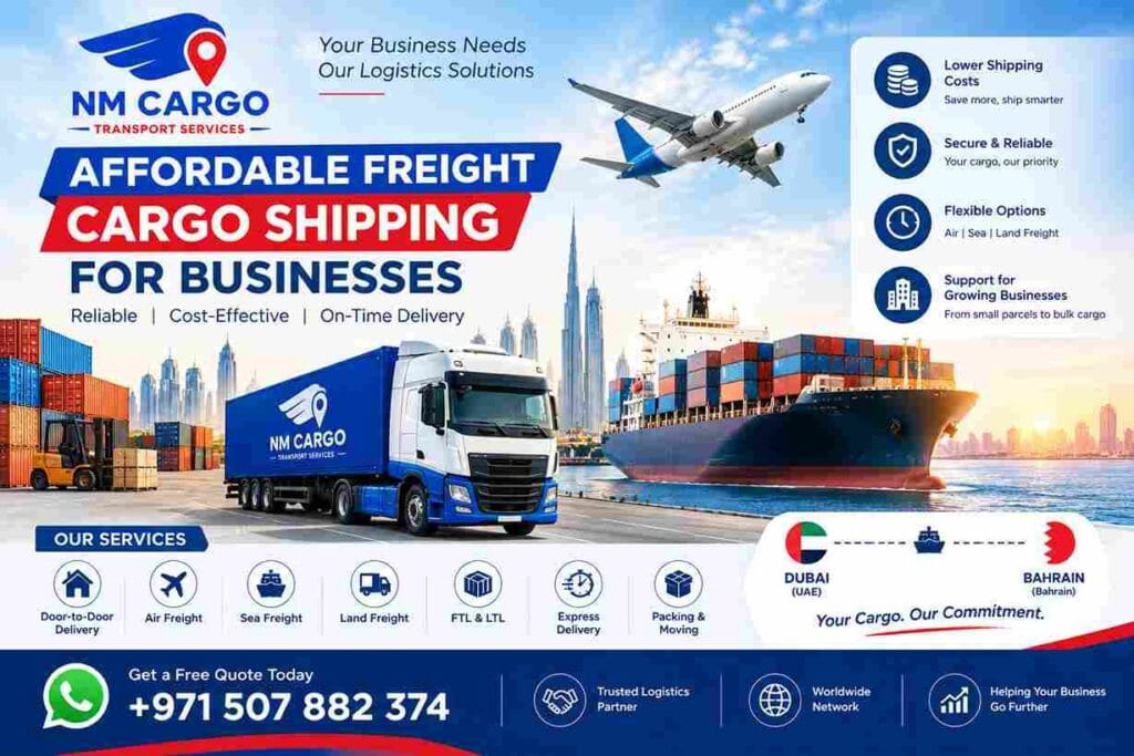 Express Cargo Services -to -Bahrain -from Dubai