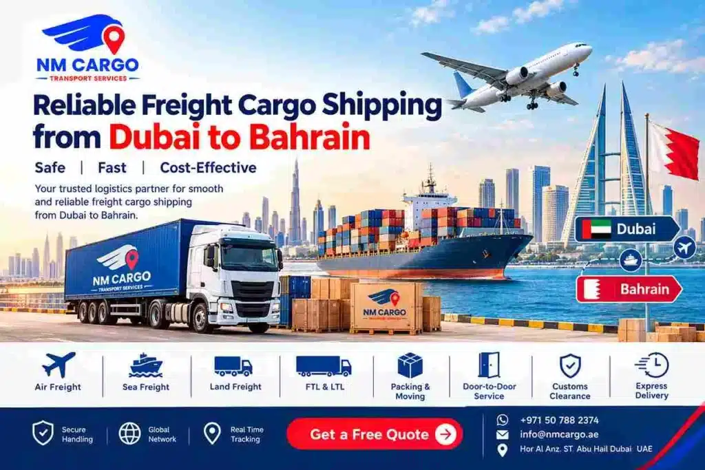 Commercial Cargo Shipping -to -Bahrain