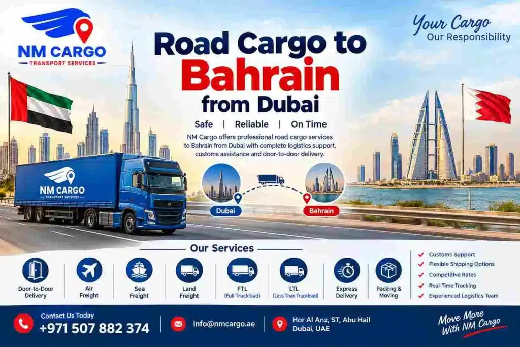 Road Cargo- to- Bahrain- from Dubai
