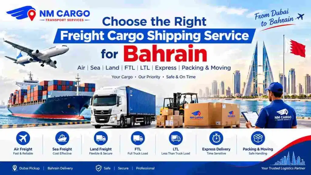Parcel Delivery -to- Bahrain from Dubai