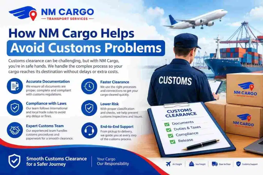How NM Cargo- Helps- Avoid Customs- Problems​